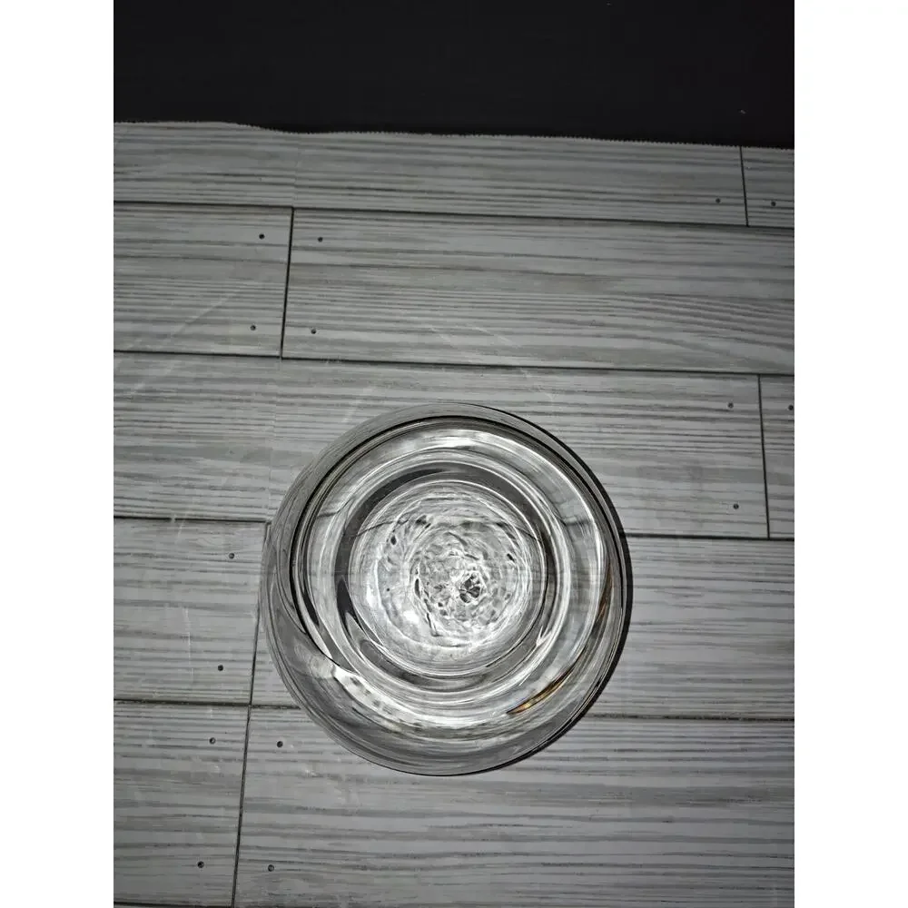 PartyLite Clear Embedded Glass Copper Wire Wrapped Vase Candy Dish Candle Holder - Picture 7 of 10
